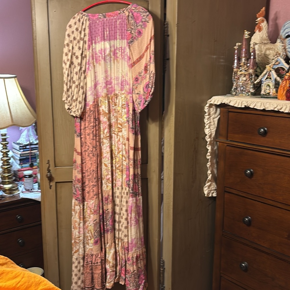 Spell Renew Patchwork Gown in Blush (size M/L) - Picture 6 of 6